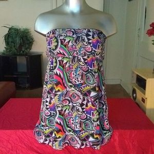 WORN ONCE Strapless Shirt/Dress